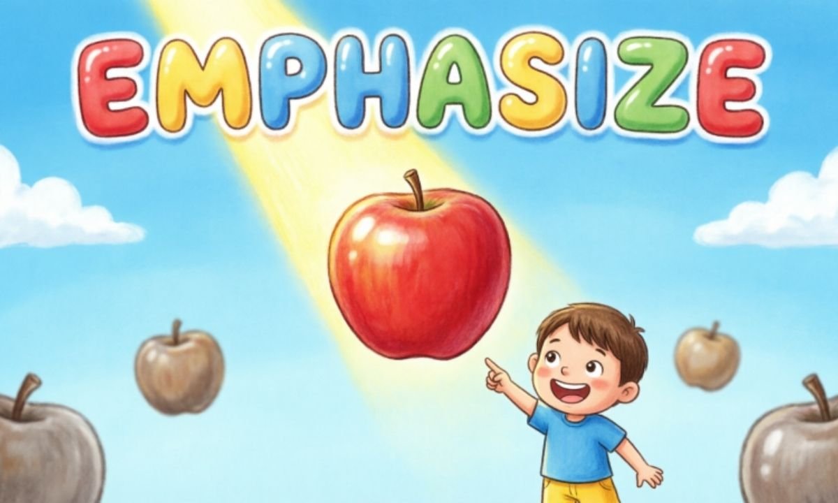 What Does Emphasize Mean for Kids? 