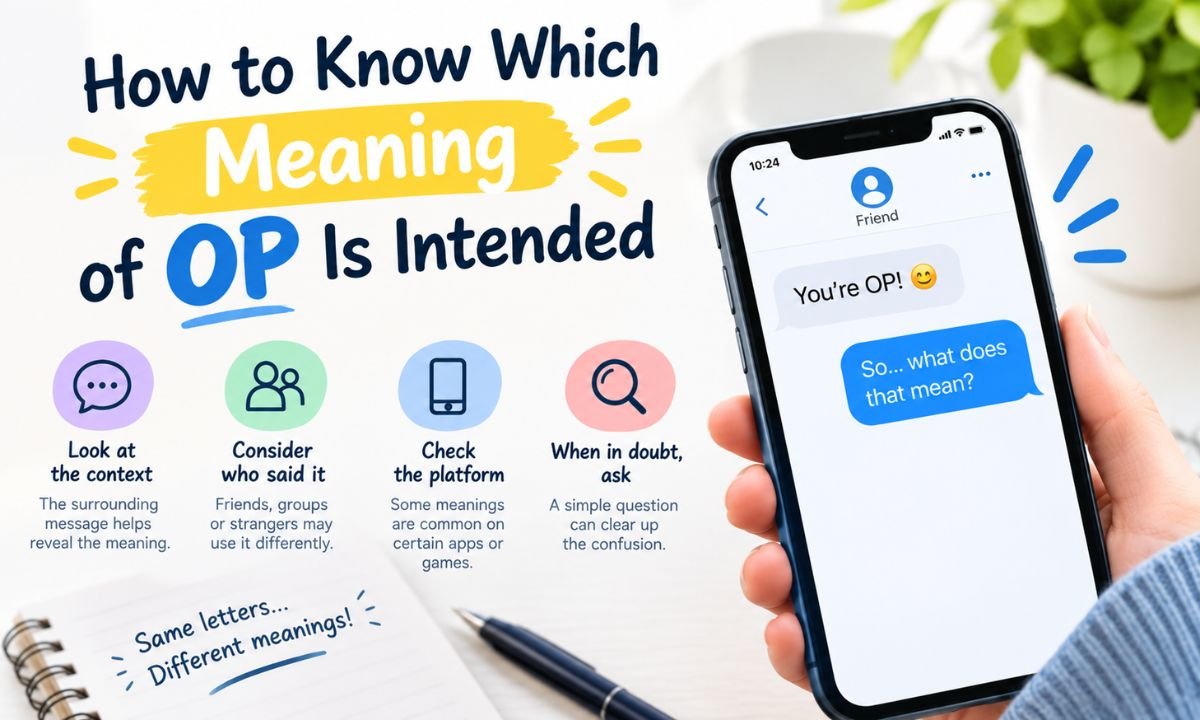 How to Know Which Meaning of OP Is Intended
