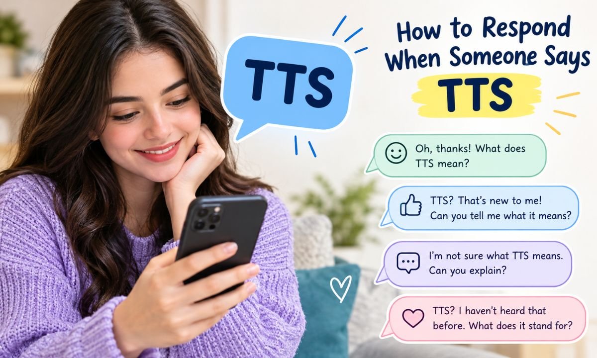 How to Respond When Someone Says TTS