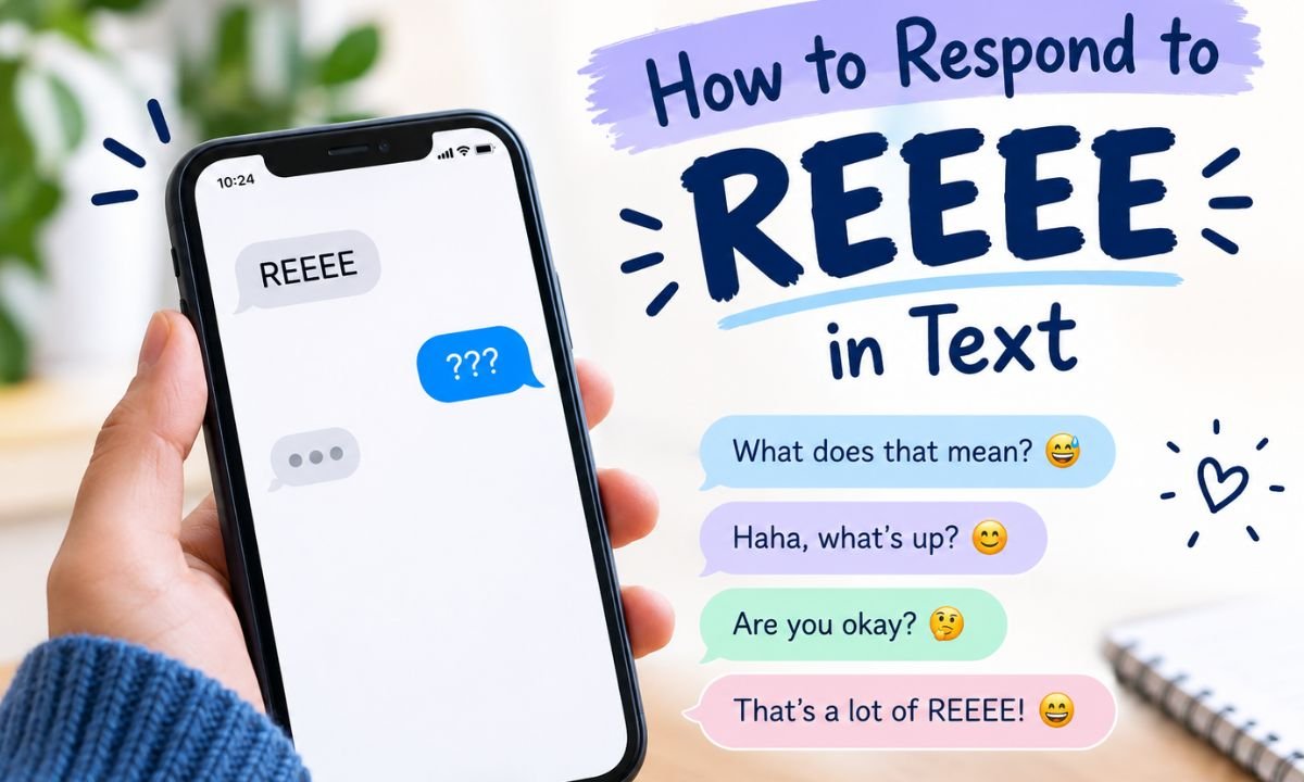 How to Respond to REEEE in Text