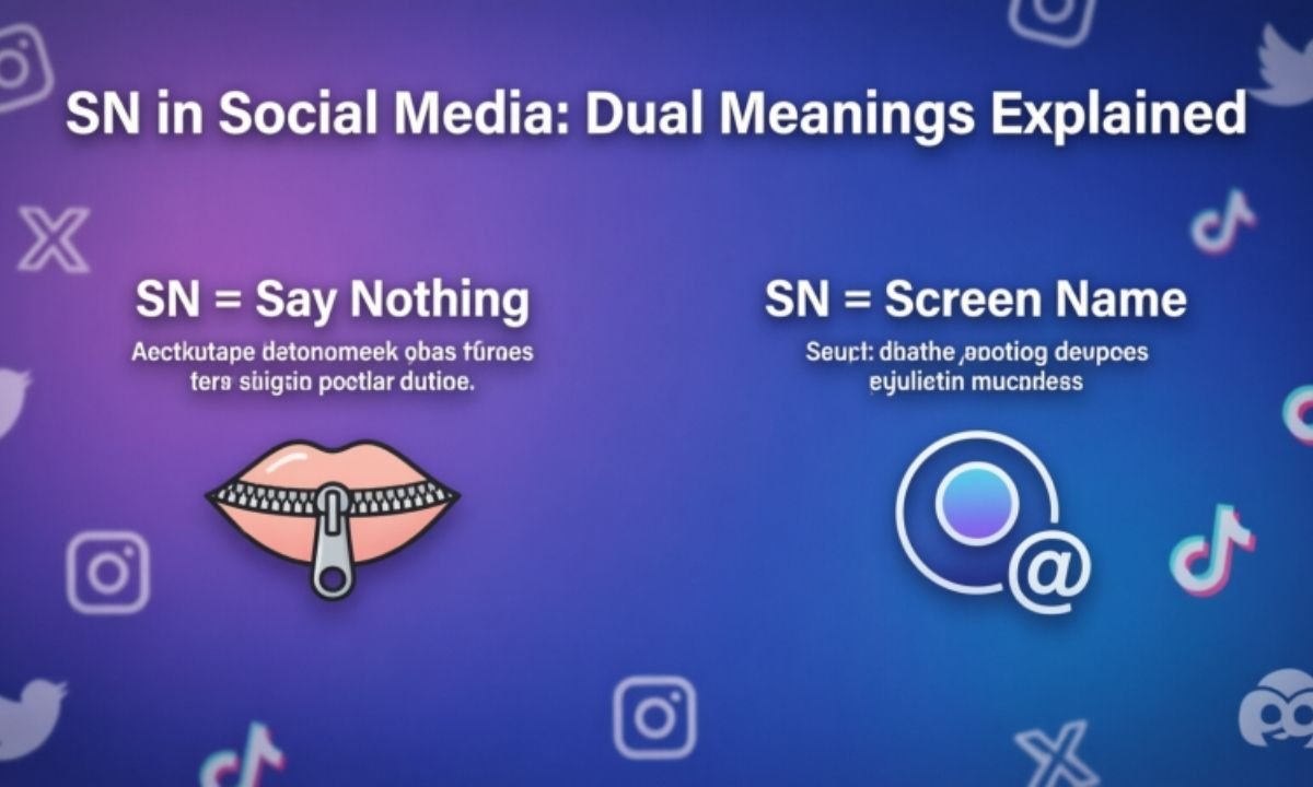 SN Meaning in Social Media