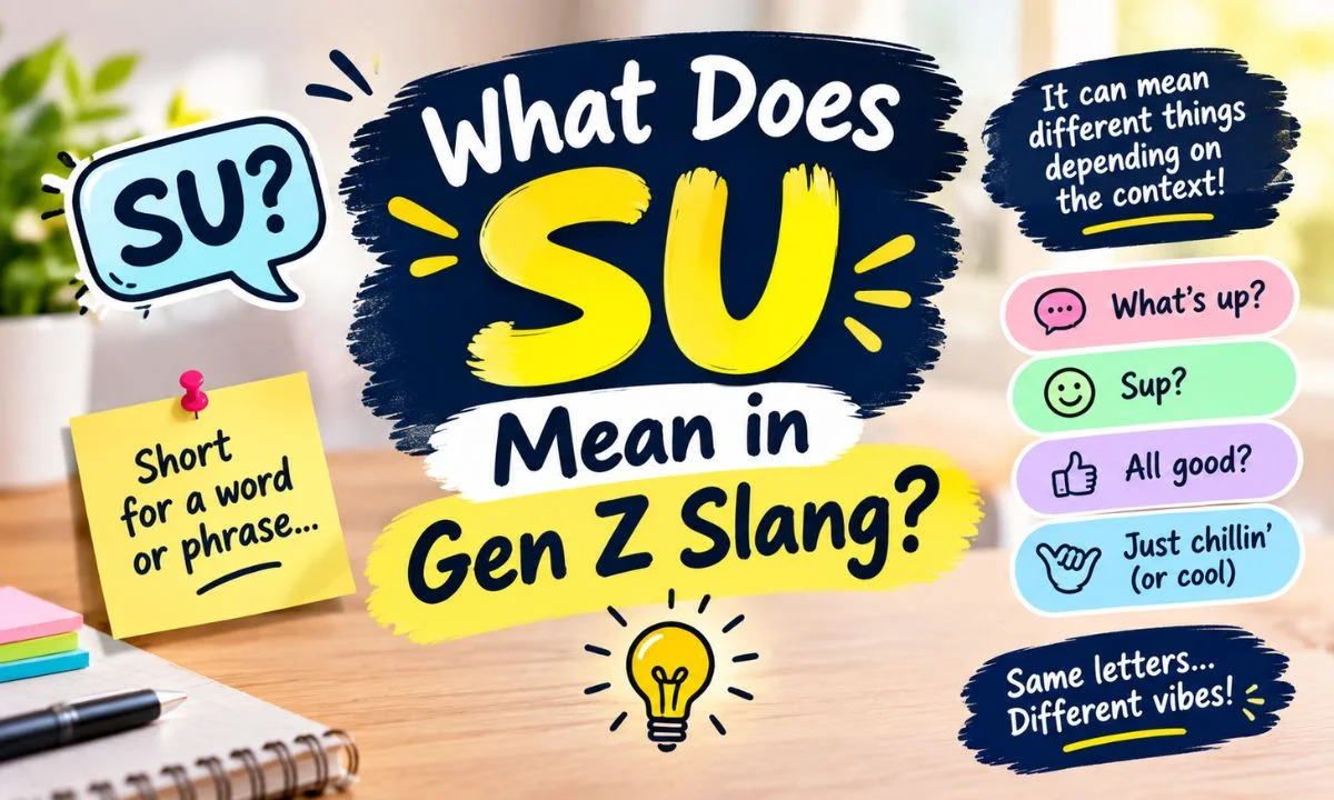 What Does SU Mean in Gen Z Slang