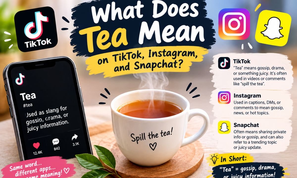 What Does Tea Mean on TikTok, Instagram, and Snapchat?
