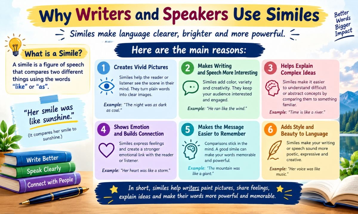 Why Writers and Speakers Use Similes