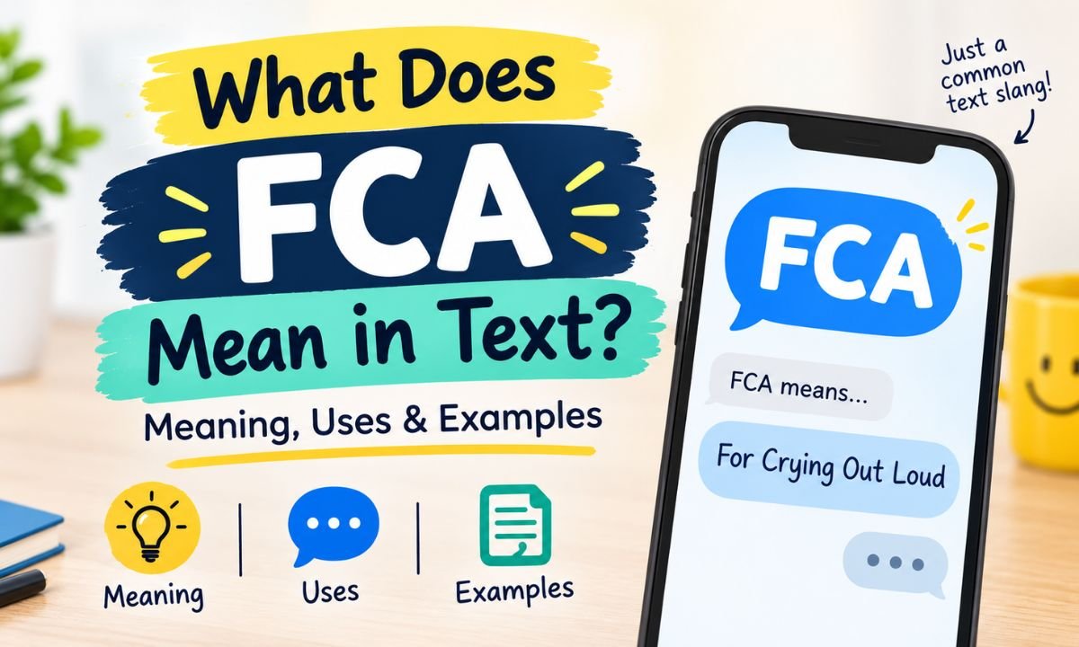 What Does FCA Mean in Text Meaning, Uses & Examples
