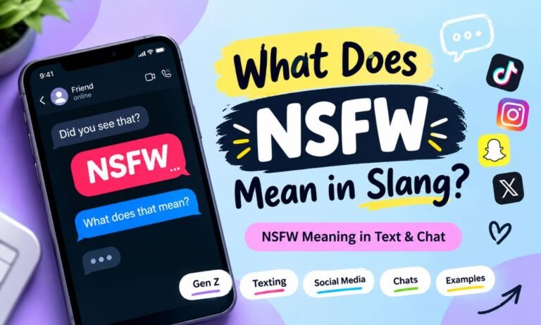 What Does NSFW Mean in Slang
